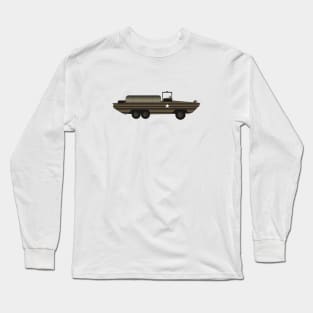 The DUKW Amphibious Vehicle Long Sleeve T-Shirt